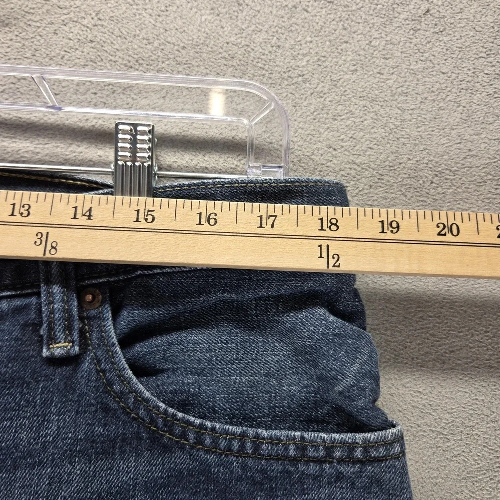 Levis 527‎ Jeans Mens 36x34 Blue Medium Wash Bootcut Zip Fly Denim